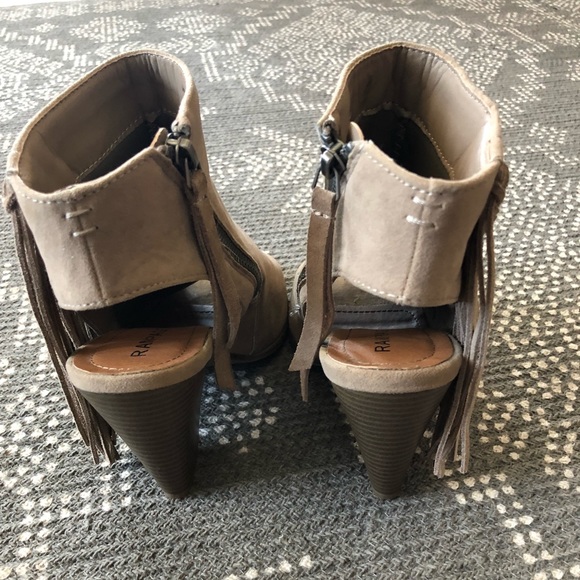 Rampage size 9.5 open toe booties - Picture 4 of 6